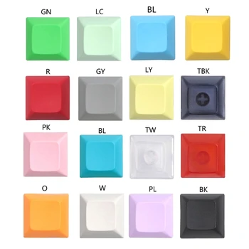 DSA Keycap Blank индивидуальное дополнение 1U Keycaps 20 штук разных цветов для механической клавиатуры Keybord DIY Прямая поставка