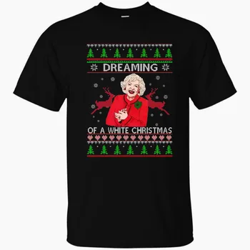 Золотые девушки, Мечтающие о белом Рождестве, Черные девушки, Мужская футболка S-234XL ND194