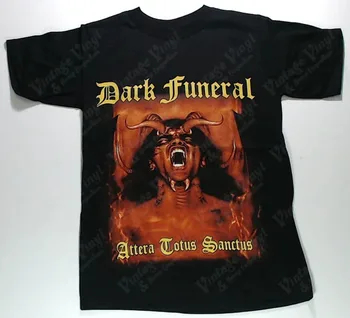 Темная Похоронная футболка Attera Totus Sanctus С Коротким рукавом Черного Цвета Для Мужчин от S до 5XL BE740