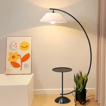 Торшер, гостиная, диванная лампа, Скандинавская креативная, современная и минималистичная спальня, ins art, легкая роскошная лампа для рыбалки